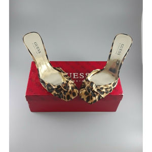 Guess by Marciano Heels 8M Brown Multicolor Good Condition with Box